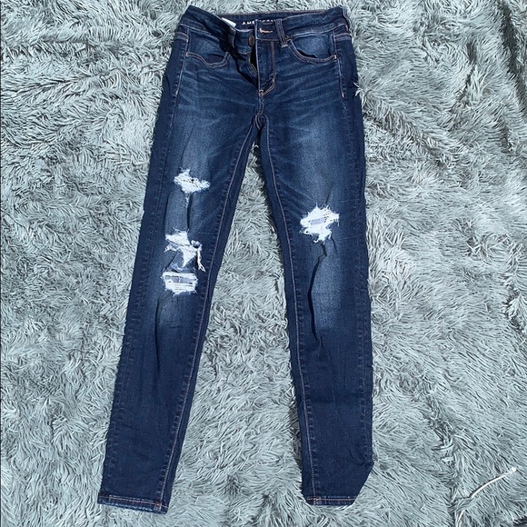 AE ripped high waisted jeans - Picture 1 of 2